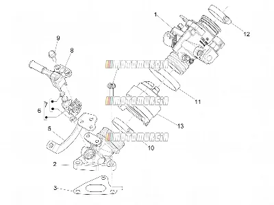 Corps de papillon - injecteur - joint d'induction