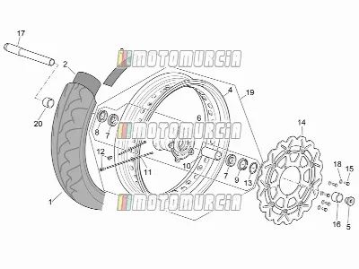 Roda dianteira ii