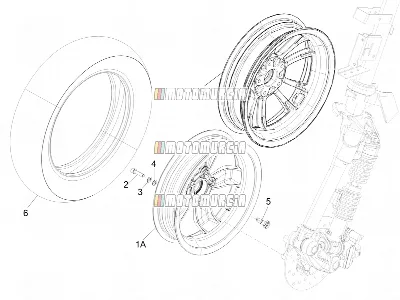 Roue avant