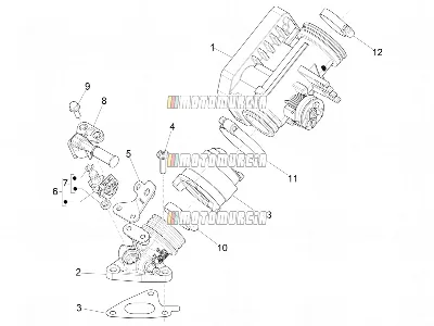Corps de papillon - injecteur - joint d'induction