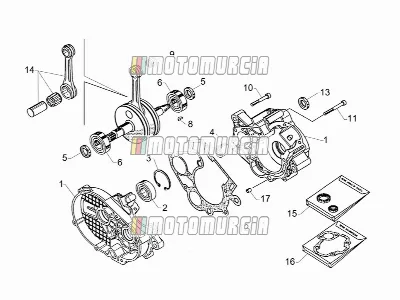 Crank-case-connect.rod Group