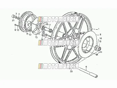 Achter wh, aluminium, 1e serie
