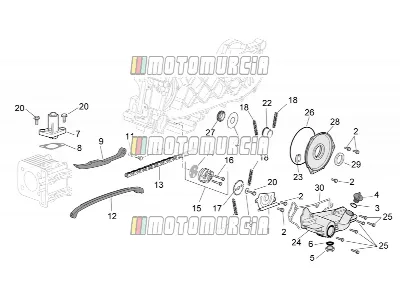 Motor » bomba de óleo