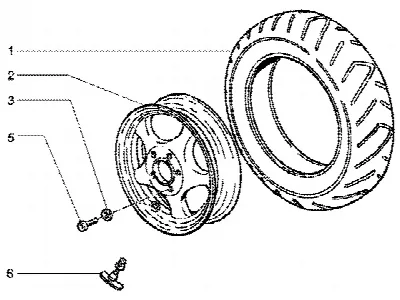 Roue avant