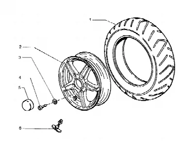 Rueda delantera