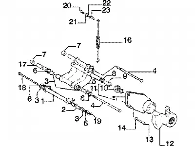 Bras oscillant