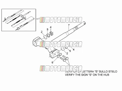 Fourche avant - base de potence