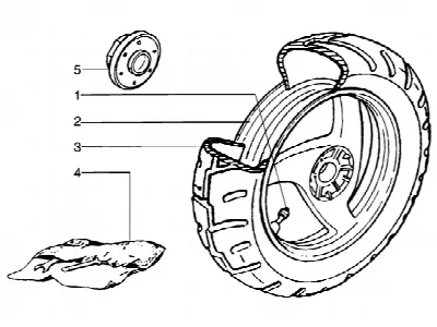 Roue arrière