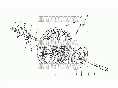 Roue arrière