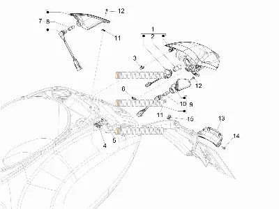 Faros traseros - luces direccionales