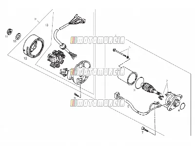 Cdi magneto conjunto