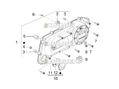 Variator deksel