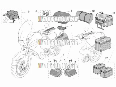 Acc. - top/cases, valises latérales