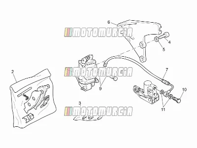 Bremssattel hinten