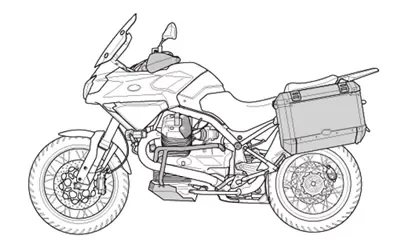 Moto Guzzi STELVIO 1200 - NTX - ABS 2010