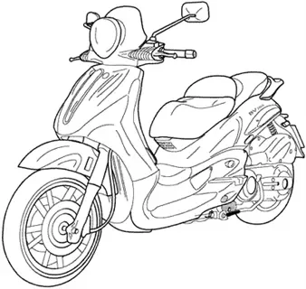 Piaggio BV 250 MY2005 (U.S.A.) 2004–2005